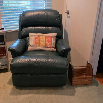 La-Z-Boy leather rocking recliner