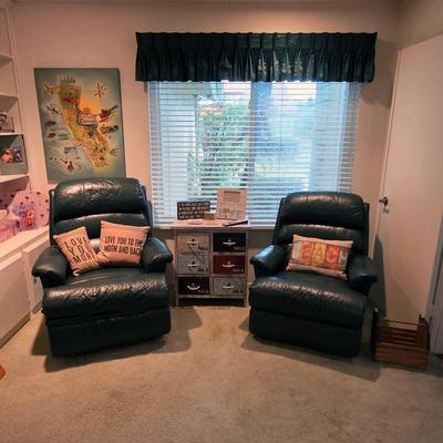 La-Z-Boy leather rocking recliners