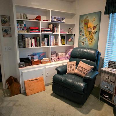 La-Z-Boy leather rocking recliner