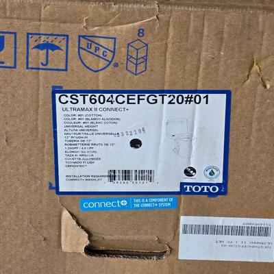 Toto toilet with electronic bidet