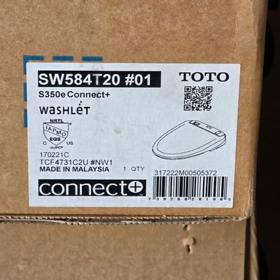 Toto toilet with electronic bidet