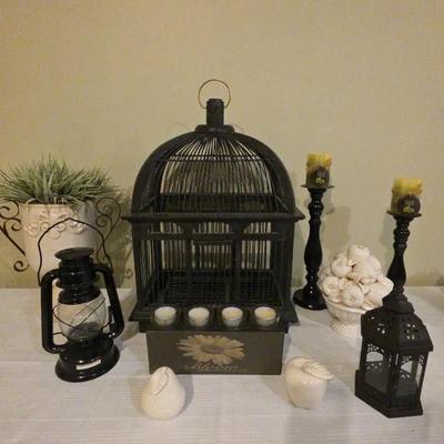 Vintage Black Birdcage And More