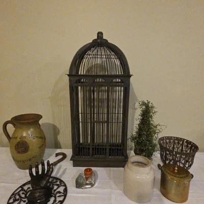 Tall Vintage Birdcage And More