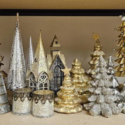 Silver And Gold Trees And More