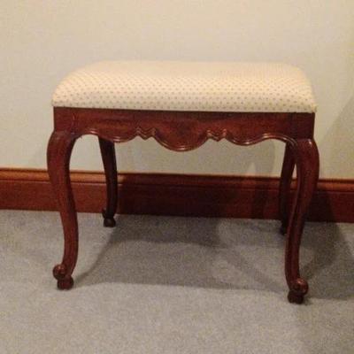 Mahogany Bench Footstool 