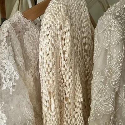 Gorgeous Vintage Wedding Gown And Two Vintage Dresses