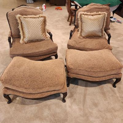 Armchairs With Ottomans