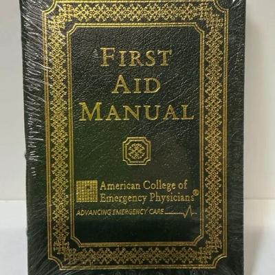 Easton Press First Aid Manual American Collage of Emergency Physicians SEALED