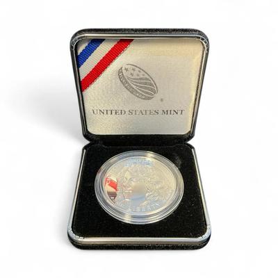 U.S Mint 2021 Christa McAuliffe Proof .999 Silver Dollar (CVO117)