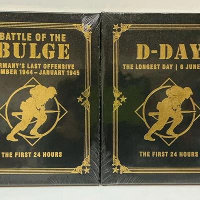Easton Press Battle of The Bulge & D-Day First 24 Hours SEALED