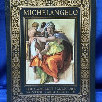 Easton Press Michelangelo Complete Sculpture, Painting, Architecture Hardcover Book