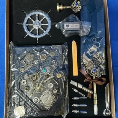 Steampunk World Fountain Pen Writing Gift Set