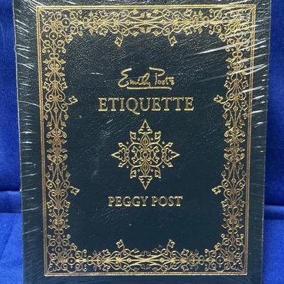 Easton Press Emily Post's Etiquette Peggy Post SEALED