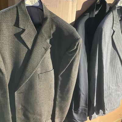 Three Wool Sport Jackets 52” 
