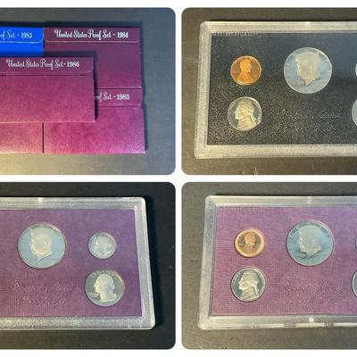 United States Proof Sets: 83’ - 86’