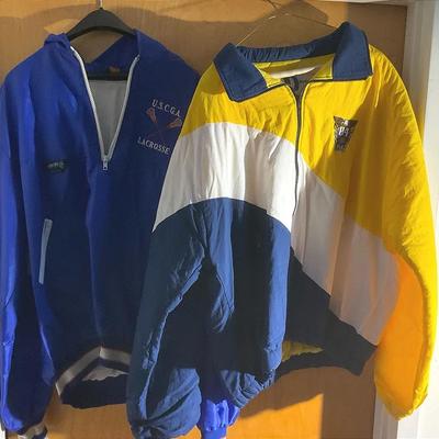 Navy USNA And Lacrosse Windbreakers XL