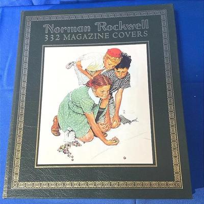 Norman Rockwell Large Hardcover Collector Book -332 Magazine Covers