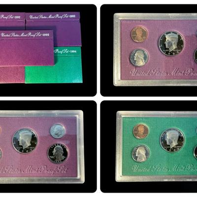 United States Proof Sets: 92’ - 94’ 