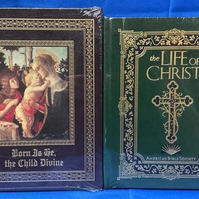 Easton Press The Life of Christ & Born Is He the Child Divine