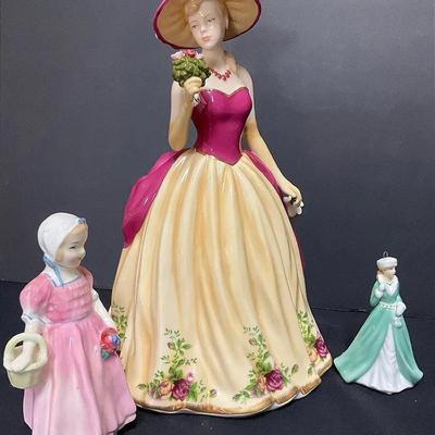 Royal Doulton, Royal Albert Lady And Petite Ladies, Tinkle Bell, Silver Bell