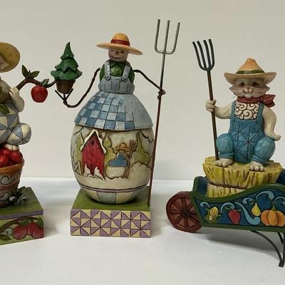 Jim Shore Farmers incl. Cats