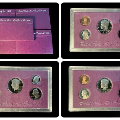 United States Proof Sets: 87’ - 91’