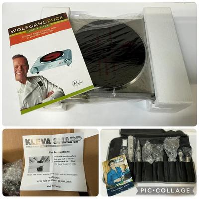 Wolfgang Puck Infared Burner, Blue Jean Chef Gadgets, Kleva Sharpener