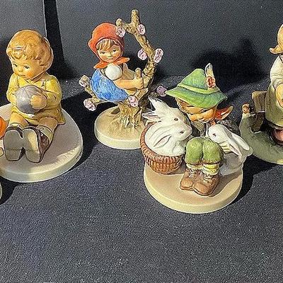 Sitting Hummels, Bunnies, Bench Figures