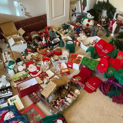 Massive Christmas Decor & More Lot