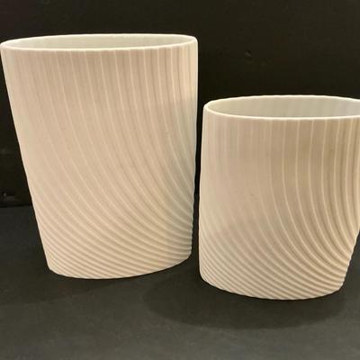 Rosenthal Studio Line Set Of Two Vases 