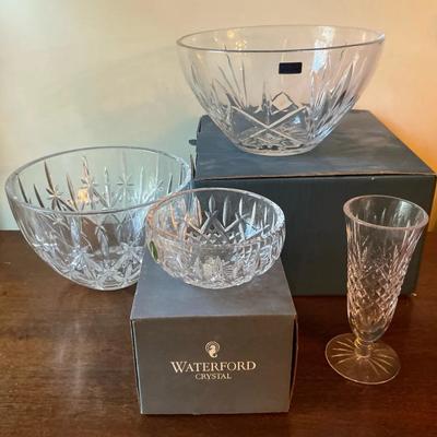 Marquis By Waterford Bowls And Vase 