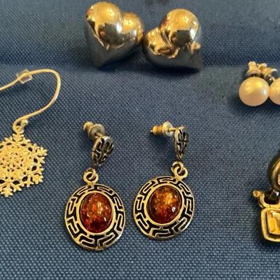 Sterling Silver Earring Lot 