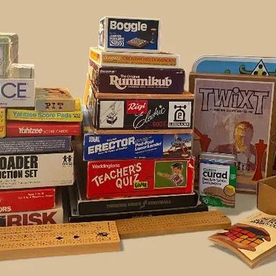 Collection Of Vintage And Sealed Board Games & Toys