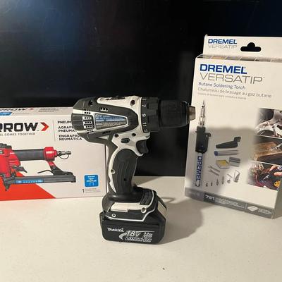 Makita Drill, Dremel & Pneumatic Stapler