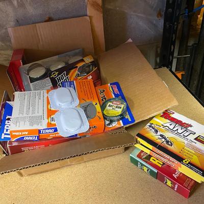 Box Of Various New In Box Ant Baits