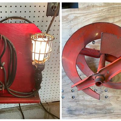 Trouble Light Drop Light Inspection Lamp On Stand Snowblower Auger Rake 