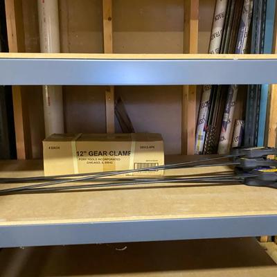 4 New Quick-Grip 36” Bar Clamps & 4 New In Box Jorgensen 12” Gear Clamps
