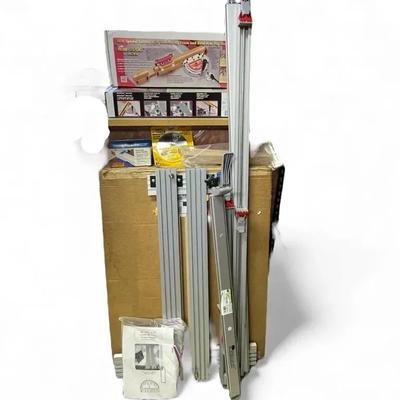 Table Saw Add-ons, Including Dado Jig, Table, Cutoff Sled, Miter Guides, And More