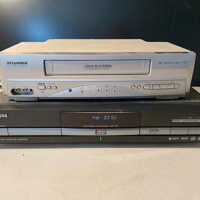Samsung DVD/ Video-CD/ CD Player & Sylvania VCR