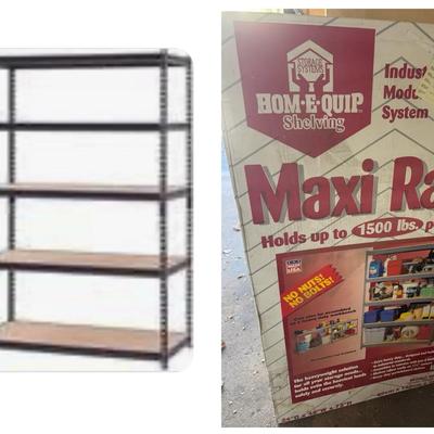 Hom-E-Quip Maxi Rack Industrial Shelving Unit -NIB