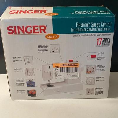 New In Box Singer 2517 Electronic Speed Control Sewing Machine