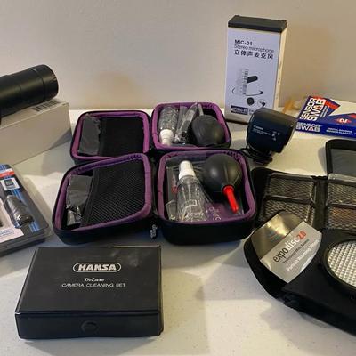 Camera Cleaning Kits, Warming Filters, Travel Charger, Digital Film Duplicator, Flash Cards, & More!