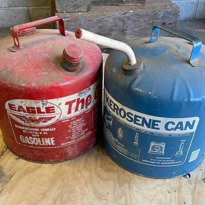 Eagle Gasoline Gas Kerosene Canister Can Metal 5 Five Gallon Gal Steel 