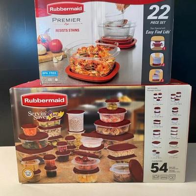 Rubbermaid Food Storage Containers In Box