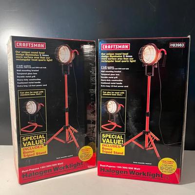 Craftsman Dual-Purpose Halogen Worklights