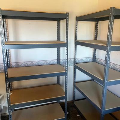 Metal Storage Racks (2)