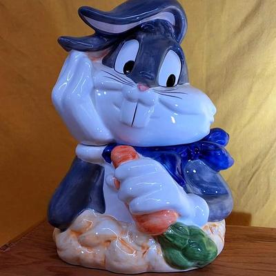 1993 Warner Bros. Bugs Bunny Ceramic Cookie Jar by Certified International
