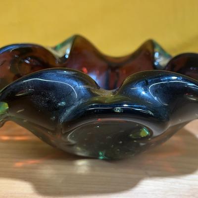 Vintage Murano art glass bowl