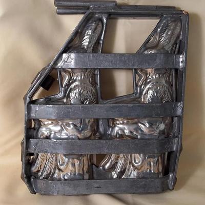 Large Hinged Bunny Chocolate Mold