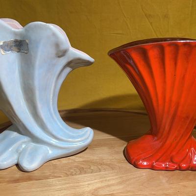 Vintage pair of vases